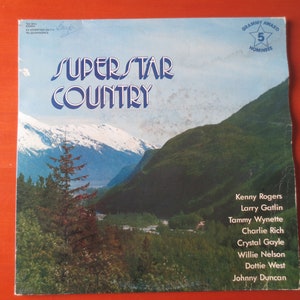Vintage Records, COUNTRY RECORDS, SUPERSTAR Country, Country Albums, Country Music, Country Lp&#39;s, Vinyl Record, Larry Gatlin, 1979 Records
