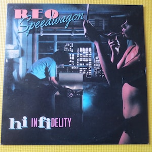 REO SPEEDWAGON, Hi Infidelity, Rock Record, Vintage Vinyl, Record Vinyl, Records, Vinyl Record, Rock Vinyl, Vintage Records, 1980 Records