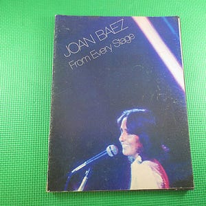 Vintage Book, JOAN BAEZ, SHEET Music, Music Books, From Every Stage, Guitar Sheet Music, Piano Sheet Music, Rock Music, Vintage Music Book