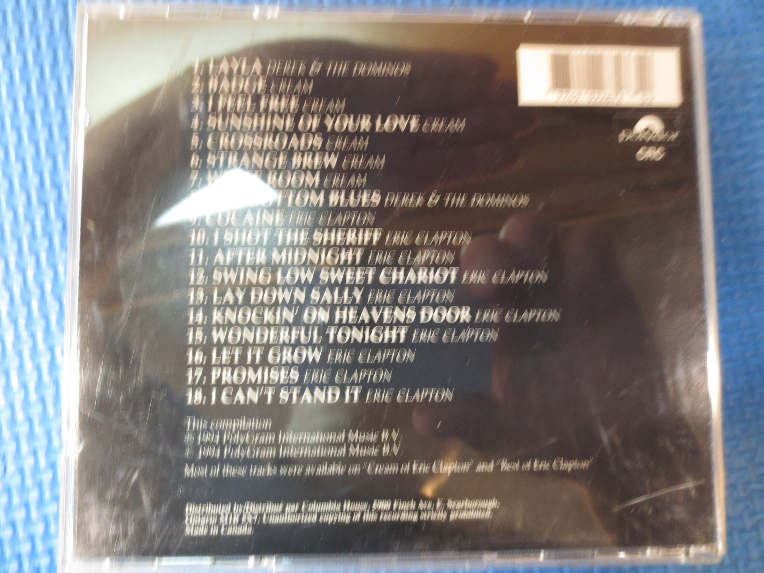 2CD！Cream/ Secret  History/ Eric Clapton Vintage Cds, ERIC CLAPTON, CREAM Album, Eric Clapton Cd