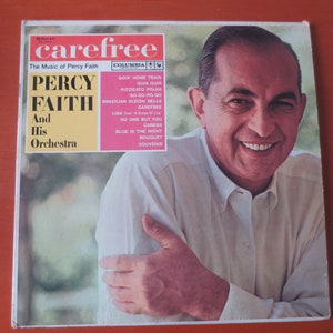 Vintage Records, PERCY FAITH Record, CAREFREE, Percy Faith Album, Percy Faith Vinyl, Percy Faith Music, Vinyl Records, Jazz Lp, 1961 Record