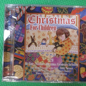 Vintage Cd&#39;s, CHRISTMAS For CHILDREN, Factory SEALED, Christmas Cd, Childrens Cd, Christmas For Kids, Kids Cd, Music Cd, 2000  Compact Disc
