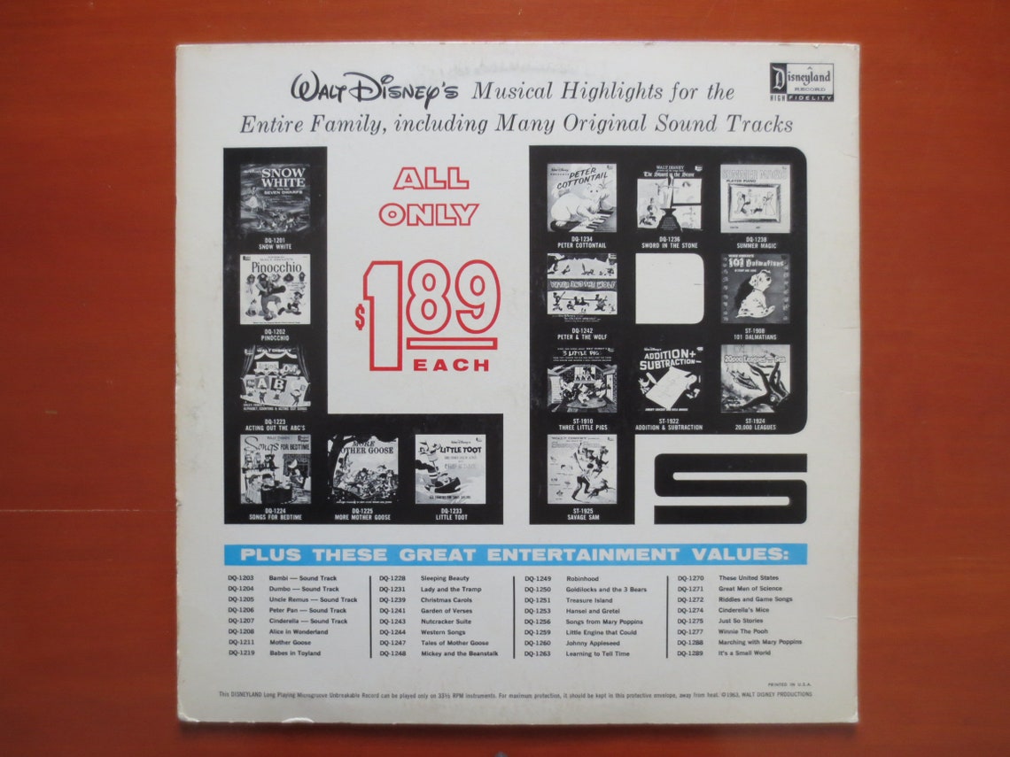 The Story of Hans Brinker – Disneyland Records (1963) Vinyl LP, foto 2 di 4