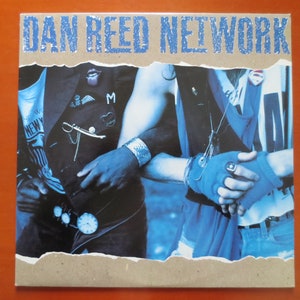 Disque vintage, disque DAN REED, album RESEAU, album Dan Reed, vinyle Dan Reed, Lp Dan Reed, Lp métal funk, album métal, vinyle, disques 1988