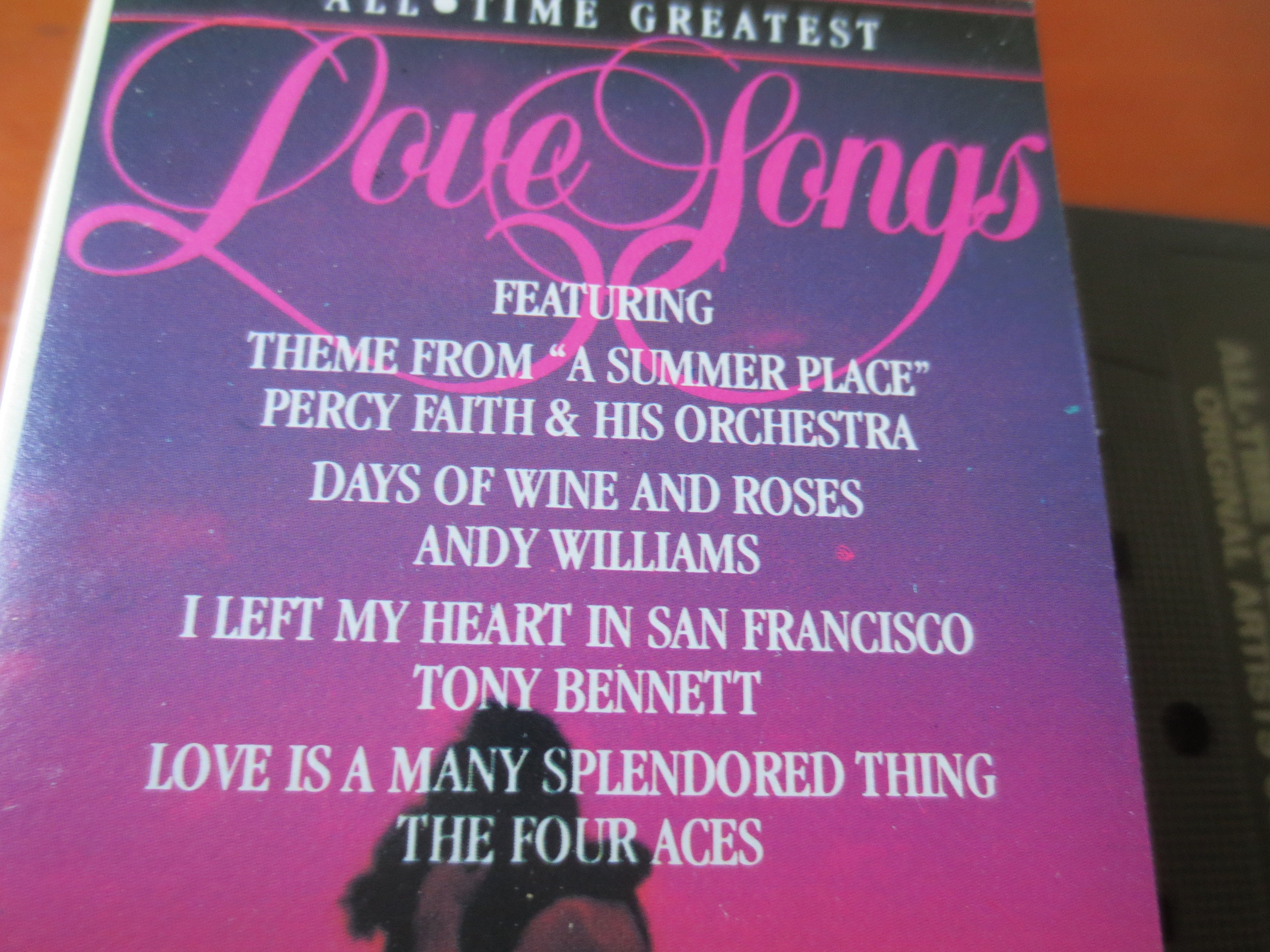 LOVE SONGS, All Time GREATEST, 1982 Cassette Tape, Vintage