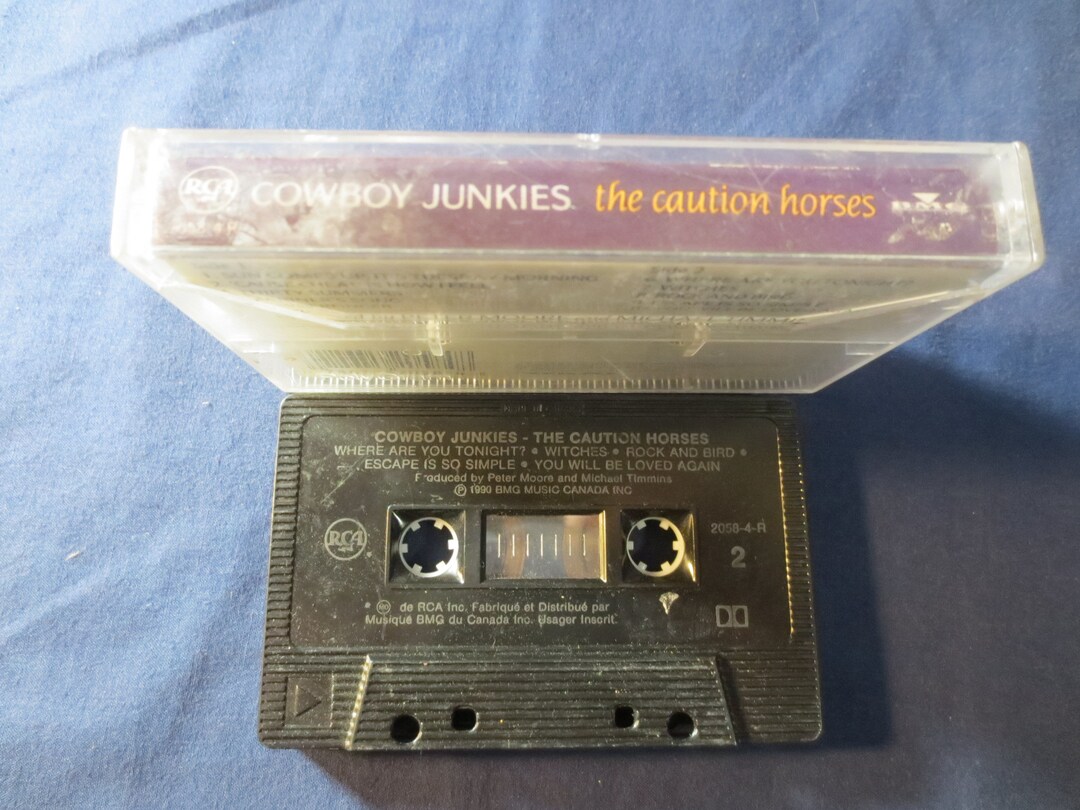 Cassette Tapes COWBOY JUNKIES Tape the Caution HORSES Etsy
