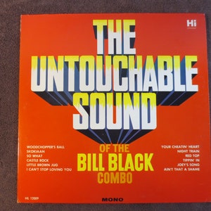 Vintage Records, BILL BLACK Album, Untouchable SOUND, Bill Black Record, Bill Black Vinyl, Bill Black Lp, Jazz Album, Funk Lp, 1962 Record