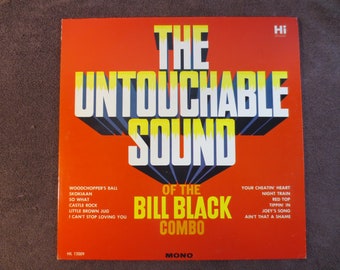 Vintage Records, BILL BLACK Album, Untouchable SOUND, Bill Black Record, Bill Black Vinyl, Bill Black Lp, Jazz Album, Funk Lp, 1962 Record