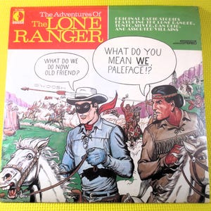 Vintage Records, The LONE RANGER, Factory SEALED, Lone Ranger Record, Lone Ranger Album, Novelty Records, Lone Ranger Lp, Tv lp, 1969 Record