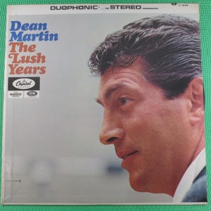 Vintage Schallplatten, DEAN MARTIN, Die LUSH Jahre, Jazz Schallplatten, Dean Martin Schallplatte, Dean Martin Album, Dean Martin LP, Schallplatte, Schallplatte 1965