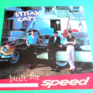 ストレイ・キャッツ、Built for SPEED、ロカビリーレコード、ストレイ・キャッツレコード、ストレイ・キャッツアルバム、ストレイ・キャッツLP、ヴィンテージレコード、ロックLP、1983年レコード