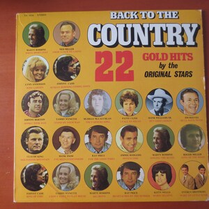 Vintage Records, TEE VEE Records, 22 GOLD Hits, Country Records, Country Albums, Country Music, Marty Robbins, Vinyl Record, 1975 Records
