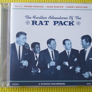 Vintage Cd&#39;s, The RAT PACK, Further ADVENTURES, Frank Sinatra, Dean Martin Cd, Frank Sinatra Cd, Jazz Cd, Jazz Lp, Sammy Davis Cd, 2000 Cds