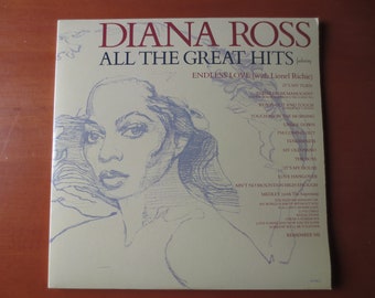 DIANA ROSS, All The Greatest Hits, Doppio Album, Disco del 1981, Vinile LP