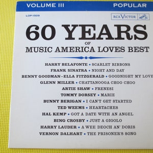 MUSIC AMERICA LOVES, Vol 3, Jazz Record, Big Band Records, Vintage Vinyl, Record Vinyl, Records, Vinyl Albums, Vintage Records, 1961 Records