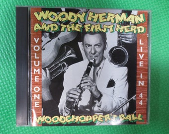 CD vintage de Woody Herman: Woodchopper's Ball, álbum de jazz de 1990