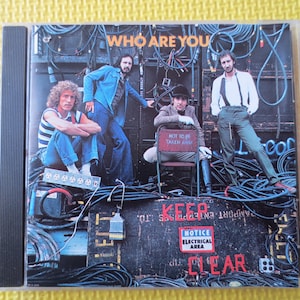 Vintage Cds, The WHO, The WHO Cd, Who Are YOU, The Who Music, cds, The Who Music Cd, Rock Cd, Swing Cd, Vintage Pop, Rock Compact Discs