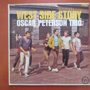 OSCAR PETERSON, WEST Side Story, Oscar Peterson Album, Jazz Records, Vintage Vinyl, Oscar Peterson Vinyl, Oscar Peterson Lp, 1962 Records