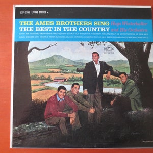 The AMES BROTHERS, BEST in the Country, The Ames Brothers Lp, Vintage Vinyl, Lps, Vinyl Records, Record Vinyl, Vintage Records, 1959 Records