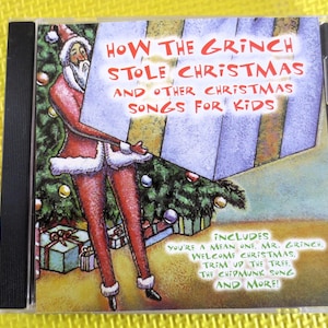 How the GRINCH Stole CHRISTMAS, CHILDRENS Cd, Christmas For Kids, Kids Cd, Christmas Music Cd, Kids Christmas Cd, Kids Christmas Music Cd