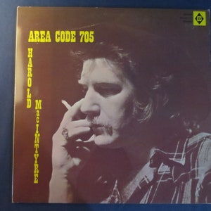 Discos antiguos, HAROLD MacINTYRE, CÓDIGO DE ÁREA 705, Discos de música country, Vinilo antiguo, Disco de vinilo, Disco, Disco de vinilo, Vinilo, Discos de 1980
