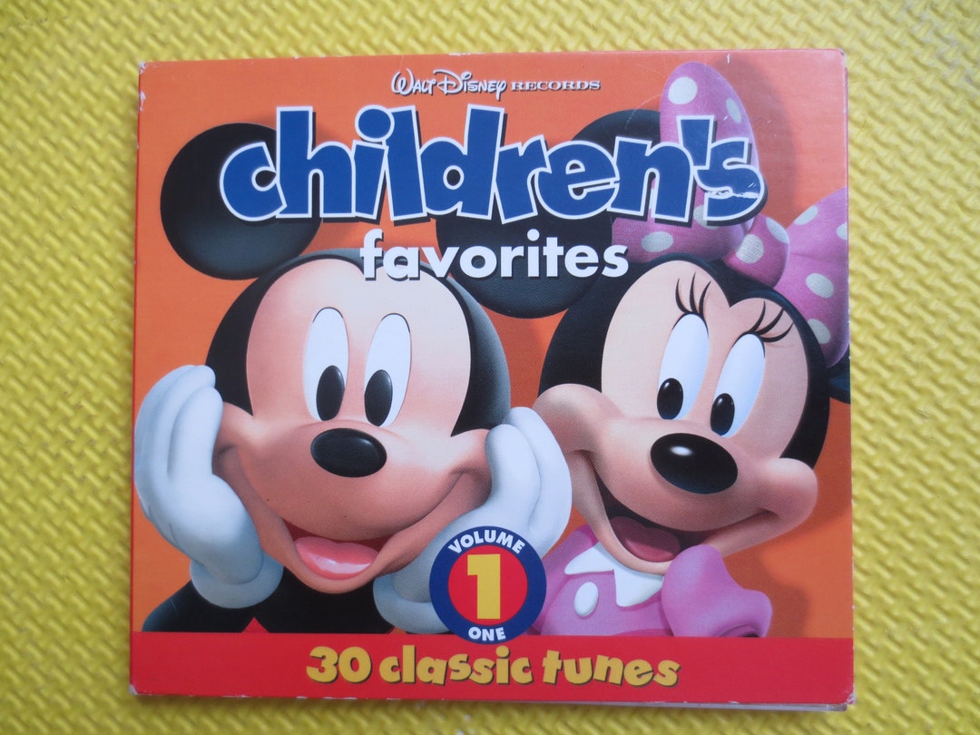 【P6002】WALT DisNEY RECORDS children’s fa Walt Disney Records Children's Favorite Songs Volume 1 CD