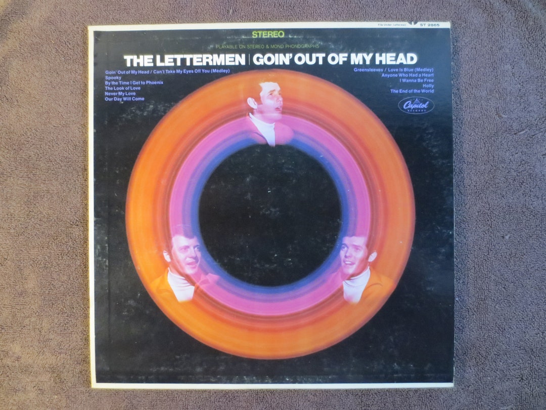 The LETTERMEN RECORD, the Lettermen Albums, Out of My Head Lp, the