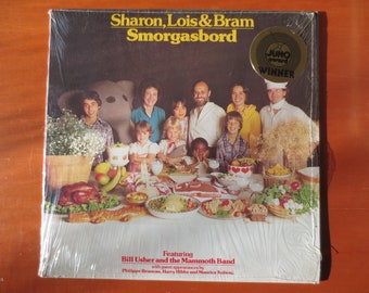 Vintage Records, SHARON LOIS & BRAM, Smorgasbord, Kids Record, Kids Album, Children's Records, Vinyl Record, Record Vinyl, Lps, 1979 Records