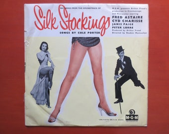 Vintage Records, SILK STOCKINGS Album, Cole PORTER Album, Cole Porter Record, Cole Porter Vinyl, Cole Porter Lp, Vintage Vinyl, 1957 Records