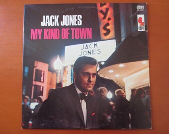 Vintage Jack Jones Vinyl LP - My Kind of Town (1965)