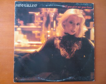 Vintage Record, PATSY GALLANT Album, Will You Give Me Your Love, Patsy Gallant Vinyl, Patsy Gallant Lp, Vintage Vinyl, Records, 1977 Records