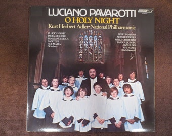 Pavarotti "O Holy Night" Vinyl LP - 1976 Christmas Album