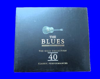 The BLUES, GOLD COLLECTION, CD Duplo, 40 Apresentações Clássicas, 1994, CD