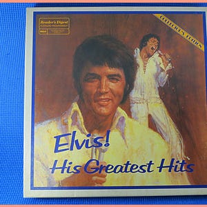 Vintage Records, ELVIS PRESLEY, 7 RECORDS, Readers Digest Lps, Elvis Records, Elvis Vinyl, Vinyl Record, Elvis Album, Vinyl lp, 1983 Records