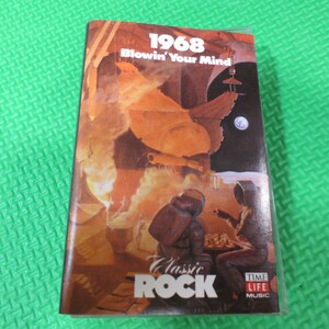 Cassette Tapes, CLASSIC ROCK Tape, Blowin&#39; Your Mind, Time LIFE Tape, 1968 Album, 1968 Music, Tape Cassette, Rock Cassette, 1991 Cassette