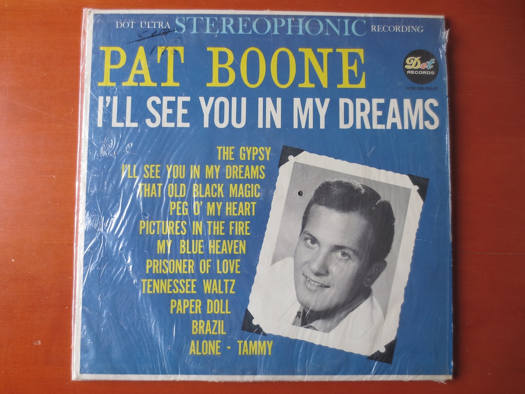 Vintage Records PAT BOONE I'll See YOU in My Dreams Etsy