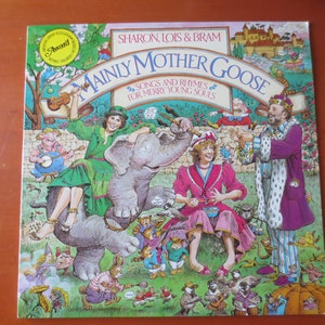 SHARON, LOIS and BRAM, Mainly Mother Goose, Childrens Records, Kids Records, Vintage Vinyl, Vinyl Record, Lps, Vintage Records, 1984 Records