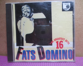 FATS DOMINO, The 16 Greatest Hits (JAPANESE Edition), 1985 Compact Disc, Vintage Cd