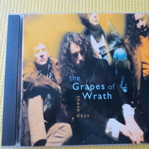 Vintage Cds, The GRAPES of WRATH, These Days Cd, GRAPES of Wrath Cd, Music Cd, Rock Cd, Pop Music Cd, Vintage Rock Cd, Cd, 1991 Compact Disc