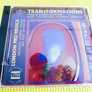 ORCHESTRA LONDON, Factory SEALED, Transformations, Classical Music Cd, Classical Piano Cd, Symphony Cd, Orchestra Cd, Cds, 1994 Compact Disc