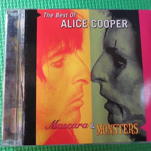 Vintage Cd&#39;s, ALICE COOPER, MASCARA and Monsters, Alice Cooper Cd, Alice Cooper Lp, Music Cd, Rock Cd, Pop Music Cd, Rock Compact Disc
