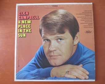 Disco de vinilo clásico de Glen Campbell: A New Place In The Sun, LP de 1968