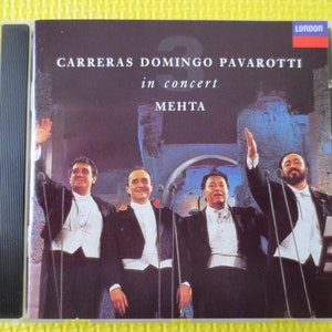 Vintage Cd&#39;s, PAVAROTTI Cd, Placido DOMINGO Cd, Jose CARRERAS Cd, Luciano Pavarotti Cd, Opera Cds, The Three Tenors cd, 1990 Compact Disc