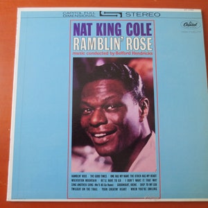 Vintage Records, NAT KING COLE, Ramblin&#39; Rose, Country Record, Vintage Vinyl, Record Vinyl, Records, Vinyl Record, Vinyl Album, 1962 Records