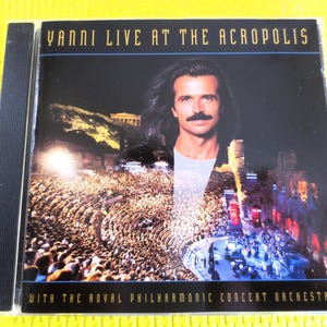 Vintage Cd, YANNI, Live at the ACROPOLIS, YANNI Cd, Jazz Cd, Classical Music, Jazz Album, Yanni Music, Easy Listening Cd, 1994 Compact Discs