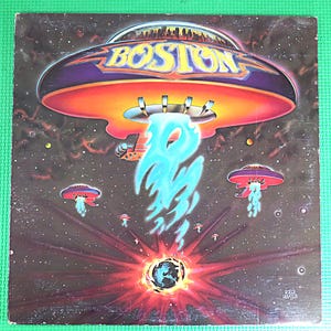 Vintage Schallplatte, BOSTON, DEBUT-Album, BOSTON Platten, Boston Album, Rock Schallplatte, Boston Lieder, Schallplatte, 1976 Schallplatten