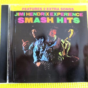 Vintage Cd, JIMI HENDRIX, Smash HITS, Jimi Hendrix Cd, Jimi Hendrix Album, Jimi Hendrix Songs, Jimi Hendrix Lp, Rock Cd, 1985 Compact Disc