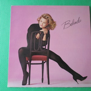 Vintage Records, BELINDA CARLISLE Lp, Disco Album, Belinda Carlisle, Pop Record, Disco Vinyl, Pop Vinyl, Pop Album, Vinyl Lp, 1986 Records