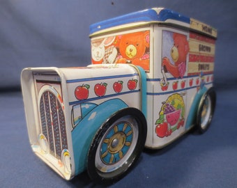 Vintage Tin, TIN TOY TRUCK, Tin Truck, Tin Advertising, Tin Box, Vintage Box, Vintage Toy, Tin Toys, Tin Art, Tin Vintage, Tin Cans, Toy Tin