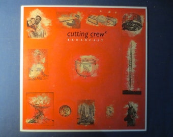 Vintage Schallplatten, CUTTING CREW, BROADCAST, Cutting Crew Album, Schneidecrew Schallplatte, Cutting Crew Schallplatte, Pop-Platten, Schallplatten, 1986 Schallplatten